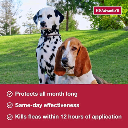 K9 Advantix II Medium Dog 11–20 lbs Flea & Tick Treatment – 6 Month Supply