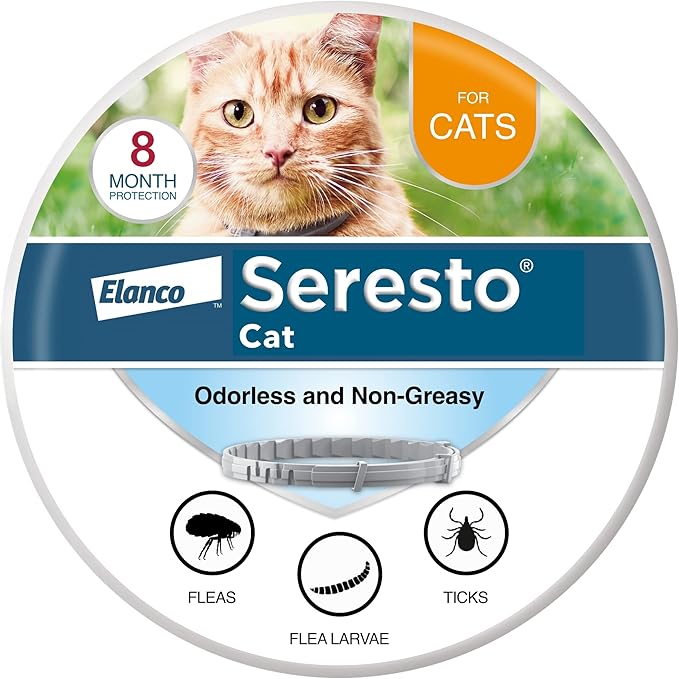 Seresto Cat Flea & Tick Collar – 8 Month Protection